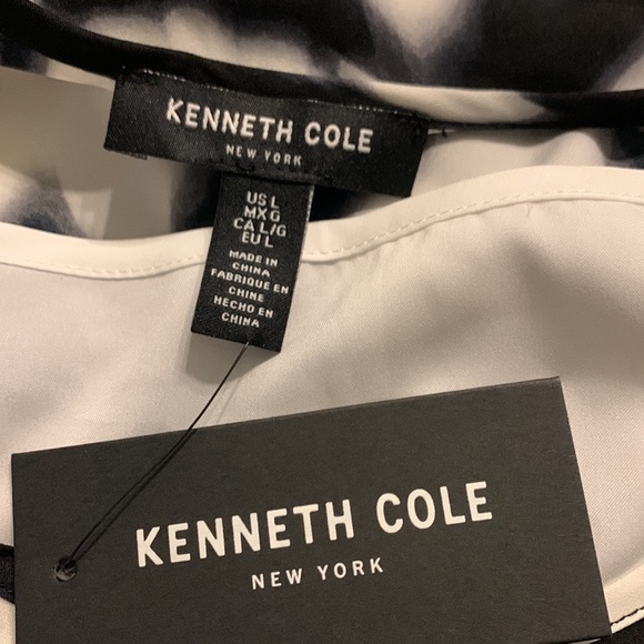 Kenneth Cole Soft Focus Asymmetrical Hem Dress - Picture 9 of 11